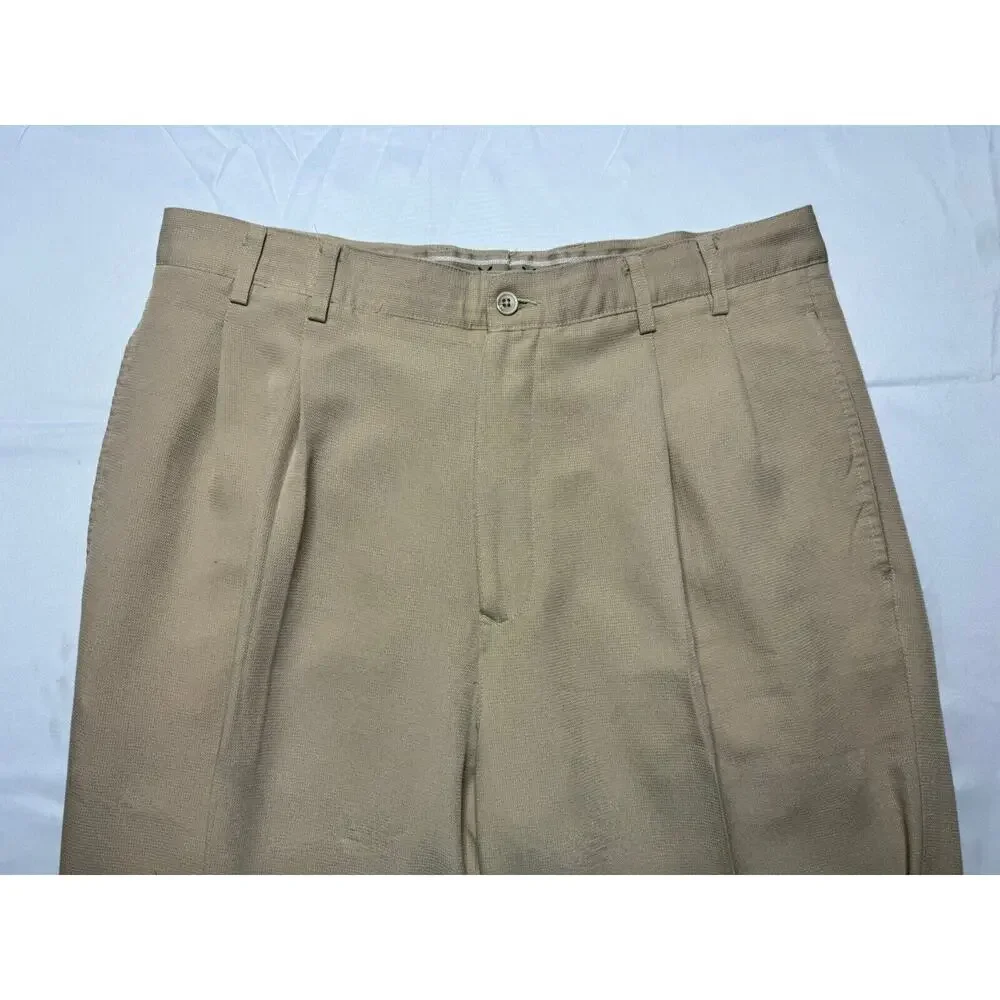 Callaway Men's Khaki Lightweight Golf Slacks Pants - Size 35x32 - Picture 4 of 7